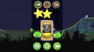 Bad Piggies Level 4-17 Flight in the night 3 Stars Walkthrough [HD]