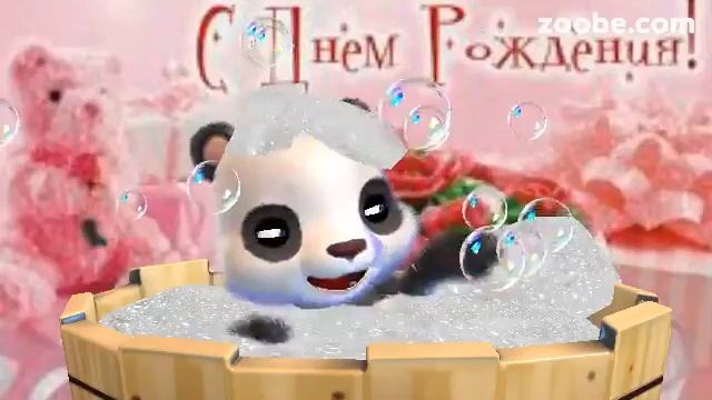 ZOOBE зайка Поздравление Светлане с Днём Рождения !