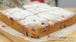 Простой рецепт ягодного пирога 🍓🍒🍇 заливное тесто вкусное и легкое.