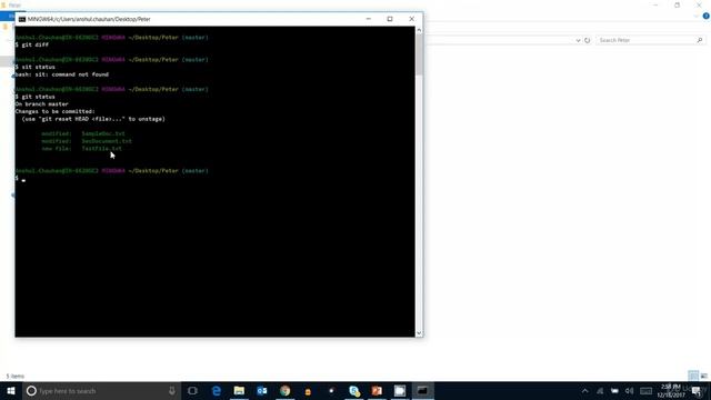 2 Compare Stage Area with Local Repository in GIT смотреть онлайн