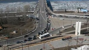Пробка на Канавинском мосту в Нижнем Новгороде, часть 2