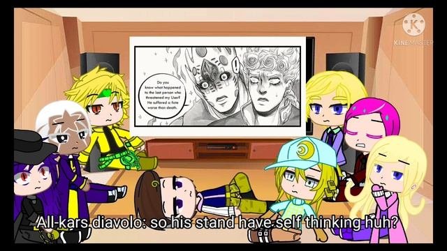 Jojo Villain React To Jotaro Meet Giorno|lazy|