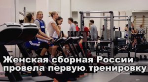Женская сборная России провела первую тренировку 