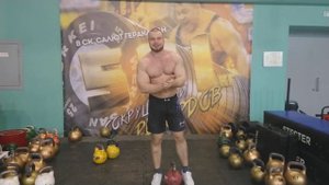 "ИЩЕЙКИН ТАКОЕ МОГЁТ!" - ШРЕДДЕР. РОМА МАЛЫШ ВЗЯЛСЯ ЗА ЖИМ ГИРИ НАПОПА! ONE-HAND BUP 32KG KETTLEBEL