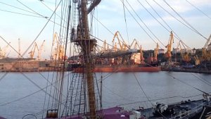 ,,PALINURO" Трехмачтовая учебная баркентина итальянских ВМС в Одессе