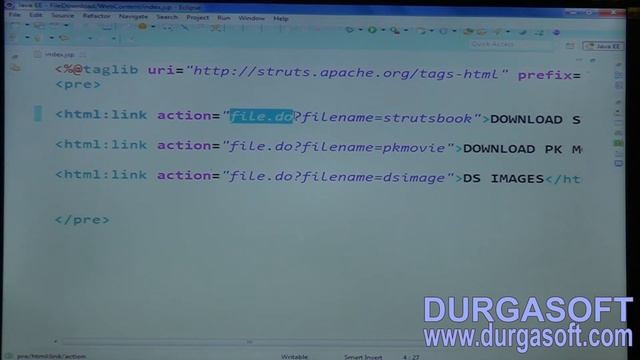 java struts tutorial|Java Framework|Built in Actions Part - 6 by Naveen смотреть онлайн