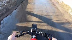 Мотоцикл Скаут-3М-110, "механика", двигатель 110 куб.см. типа "Альфа"