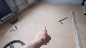 Наливной пол. Простой способ выровнять пол. Стяжка под ламинат. Волма нивелир.