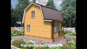 Дом из бруса Клин 6х7 S=68 кв.м