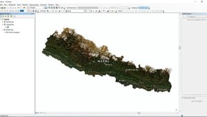 How to clip the base map in arc gis.