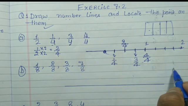 Class 6 - Exercise 7.2 - Q 1 | Draw number lines and locate the point on them смотреть онлайн