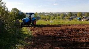 Агромаш-50ТК. Нарезка борозд под картофель. (рукожопие)