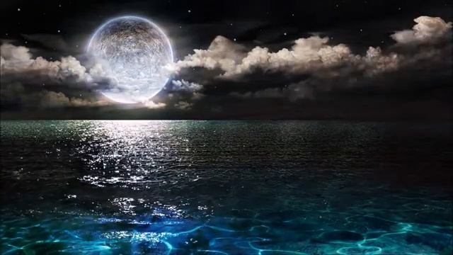 Бетховен Лунная Соната на фоне моря смотреть онлайн