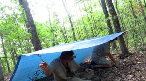 How to Make a Tarp Tent in the Wilderness: Best BUG OUT BAG / Survival Shelters Ep. 4