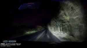 Тест ламп Lightway Sirius H7 дальний свет в Hyundai ix35