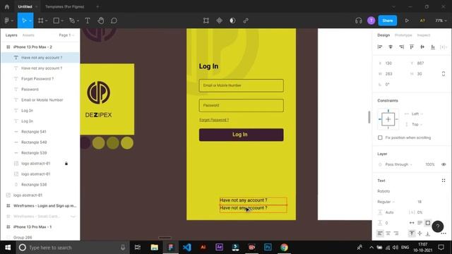 login page ui design hindi | Figma tutorial in hindi | Dezipex #figma #uidesign #loginpageui #ux
