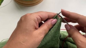 Как связать росток при вязании снизу вверх