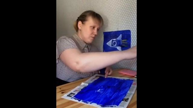 Рисование на тему КОСМОС для детей от 3 лет