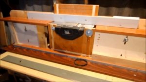 Настройка столов самодельного фуганка.