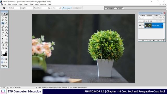 Crop Tool and Perspective Tool in Photoshop 7.0 | Chapter - 16 | In Hindi смотреть онлайн