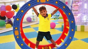 Indoor Playground Family Fun Play Area for kids, Baby Nursery Rhymes Songs, ABC song for children