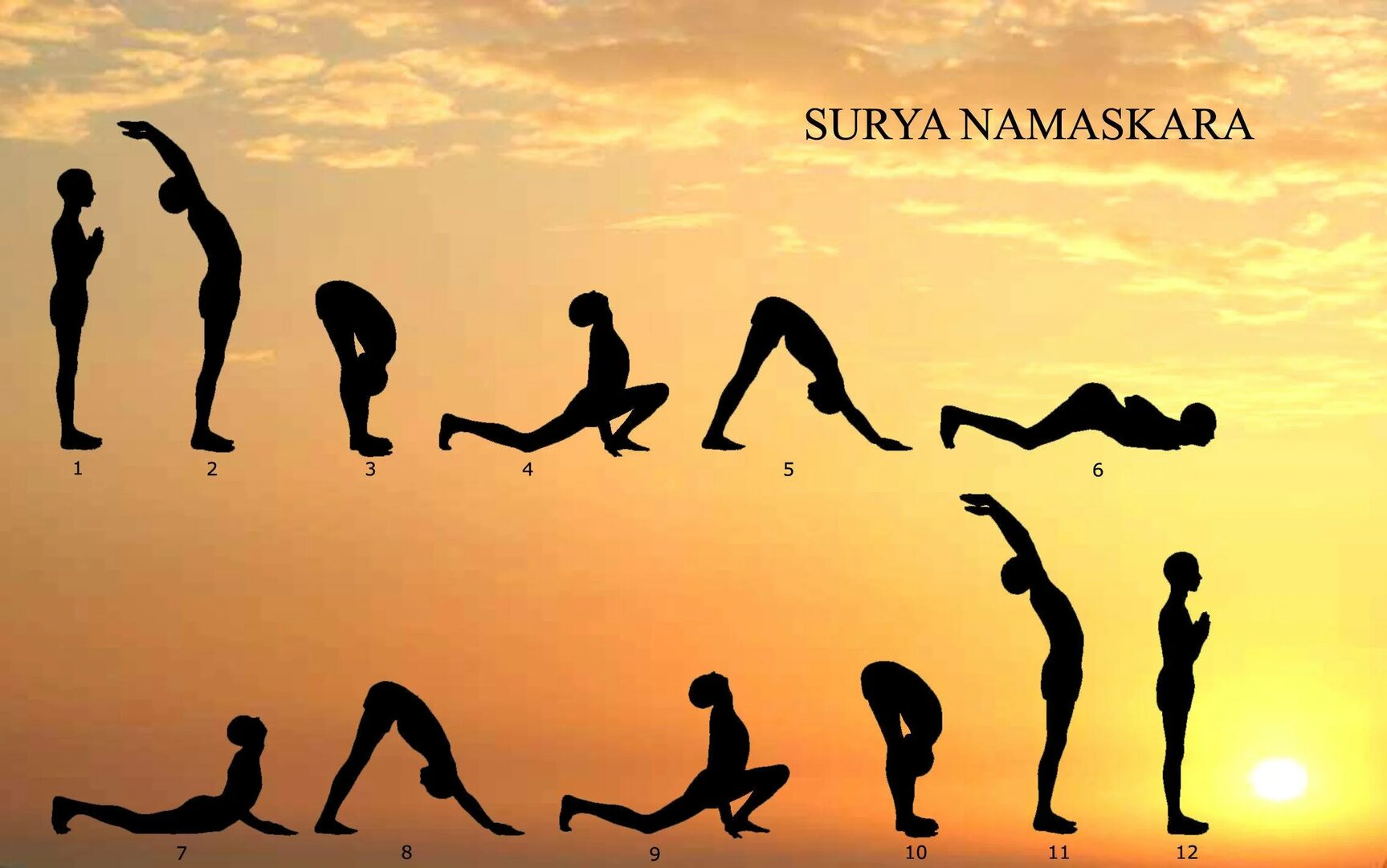 Йога ⭐ Приветствие солнцу ⭐ Сурья Намаскар ⭐  Surya Namaskar ⭐ Yoga ⭐ Sun Salutation