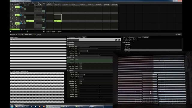 Как сделать сшивку из двух проекторов в Resolume Arena 5 (Panoramic projection in Resolume Arena 5)