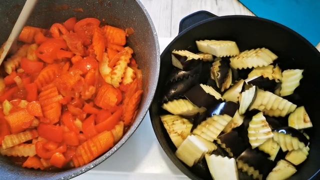 Овощное рагу с кольраби,баклажаном и цветной капустой. Альтернатива мясу