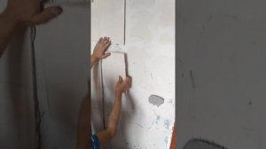 Укладка плитки на шпаклёвку.