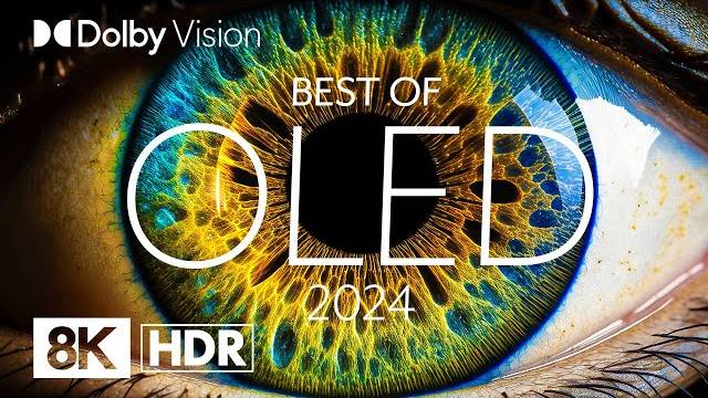 4K HDR 240fps DOLBY VISION OLED Test Video (2024)