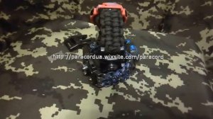 Браслет выживания с часами. Обзор плетения  браслета "Быстрорасплетающийся" (Paracord Snake).