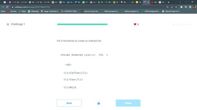Challenge 1 |25.1|Challenge|SOLOLEARN Answers смотреть онлайн