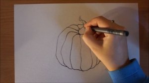 Рисуем тыкву акварелью и линером. Процесс создания иллюстрации / watercolor sketch of a pumpk #art