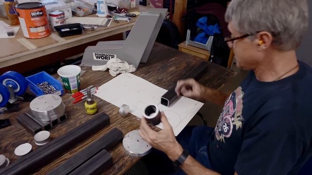 Bespoke Motorcycle Work Stand // Paul Brodie's Shop смотреть онлайн