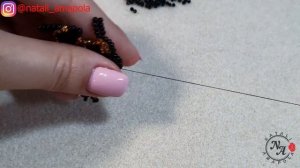 Ажурное колье из бисера/Колье своими руками/Бисероплетение/Мастер класс/Natali Amapola