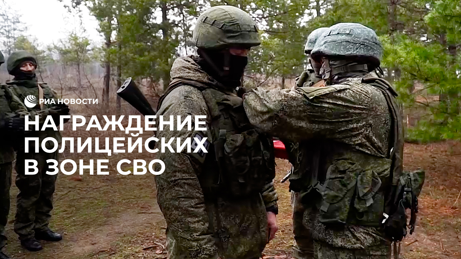 Награждение полицейских в зоне СВО