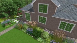 Ландшафтный дизайн участка 14 соток