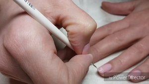 Коррекция ногтей гель лаком...Нежный цветочный дизайн...снимаем фрезером