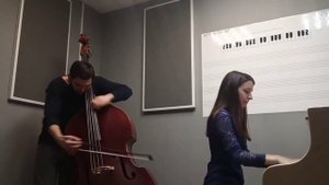 А. Мишек соната для контрабаса и фортепиано no 2 (4 часть)