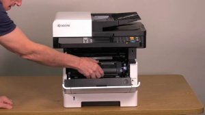Kyocera M2640idw Proper Toner Container Replacement and Disposal