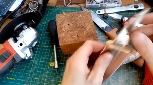 Нашел Рог в поле и сделал из него нож. Рукоять из рога. Обработка Рогов КРС.