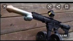 cursed gun images with fnaf 2 ambience.