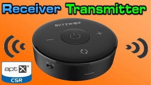 БЛЮТУЗ РЕСИВЕР-ТРАНСМИТТЕР BlitzWolf BW-BR3 Bluetooth V4.1 aptX обзор
