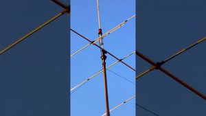 Мачта телескоп 12м + Sirio 4 элемента + Gain Master + поворотка Yaesu G-250 + Inverted V - multiban