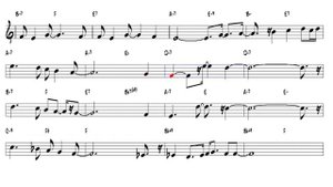 Blue bossa kenny dorham alto sax