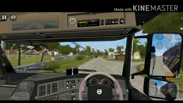 MOD BUSSID || Volvo FH16 Crane with Truck Mod for Bus Simulator Indonesia || Bussid v3.3.3