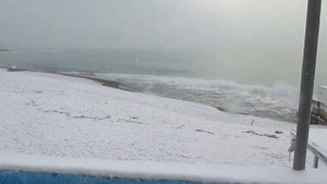 Зимняя прогулка к морю. Ольгинка Краснодарский край (20.01.2022). Ольгинка Туапсинский