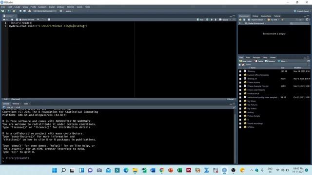 Excel data into R || Procedure of importing data from Excel || R programming || смотреть онлайн