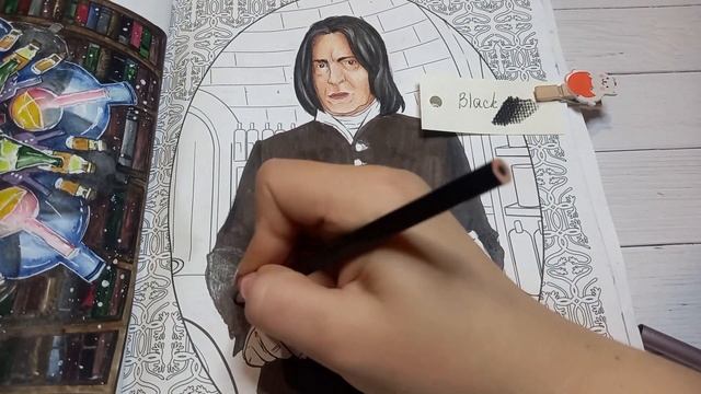 ТВОРЧЕСКИЙ ЧЕЛЛЕНДЖ ПО МОТИВАМ "ГАРРИ ПОТТЕРА" || РАСКРАШИВАЕМ ВМЕСТЕ || Coloring book for adults смотреть онлайн