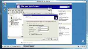 Форматирование не размеченной области диска в Windows
